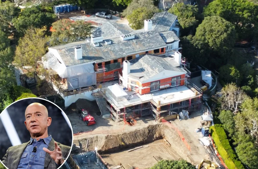 Hier is het eigendom in aanbouw van Jeff Bezos in Beverly Hills (175 miljoen dollar)