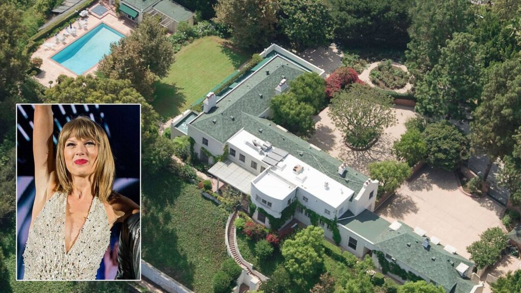 Taylor Swift- ontdek haar eigendom in Beverly Hills Californië (25 miljoen dollar)